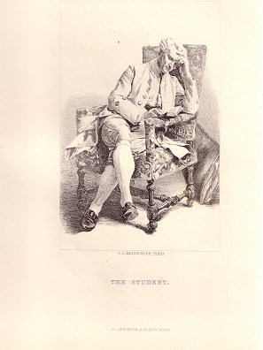 The Student from our Antique Prints Catalogue - phoenixant.com