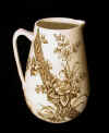 antique brown transfer pitcher from our Antiques catalogue - Phoenixant.com