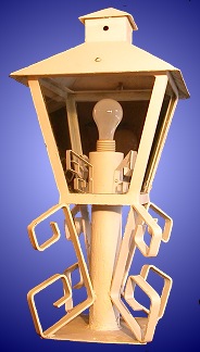 Exterior post light fixture c. 1920 from our Lighting catalogue - Phoenixant.com