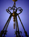 Belgian 5-light wrought iron chandelier from our Lighting catalogue - Phoenixant.com