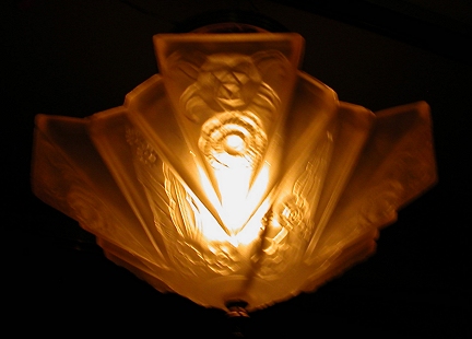 art deco glass lampshade c.1930 from our Lighting catalogue - Phoenixant.com