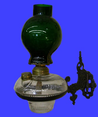Victorian oil lamp with wall bracket Item # 40 - 129 from our lighting catalogue - phoenixant.com