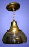 antique single pendant holophane lamp from out lighting catalogue - Phoenixant.com