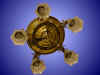 decorative brass five-light chandelier from our Lighting catalogue - Phoenixant.com